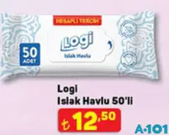 LOGİ ISLAK HAVLU 50'Lİ LOGİ ISLAK HAVLU 50'Lİ